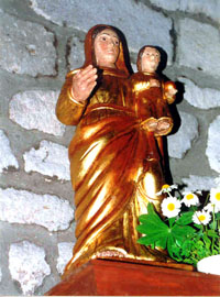 Vierge de l'église de Saint-Germain-Laprade
